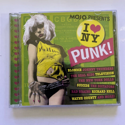 I Love NY Punk! (CD, 2005) Album. Mojo Magazine Best Compilation