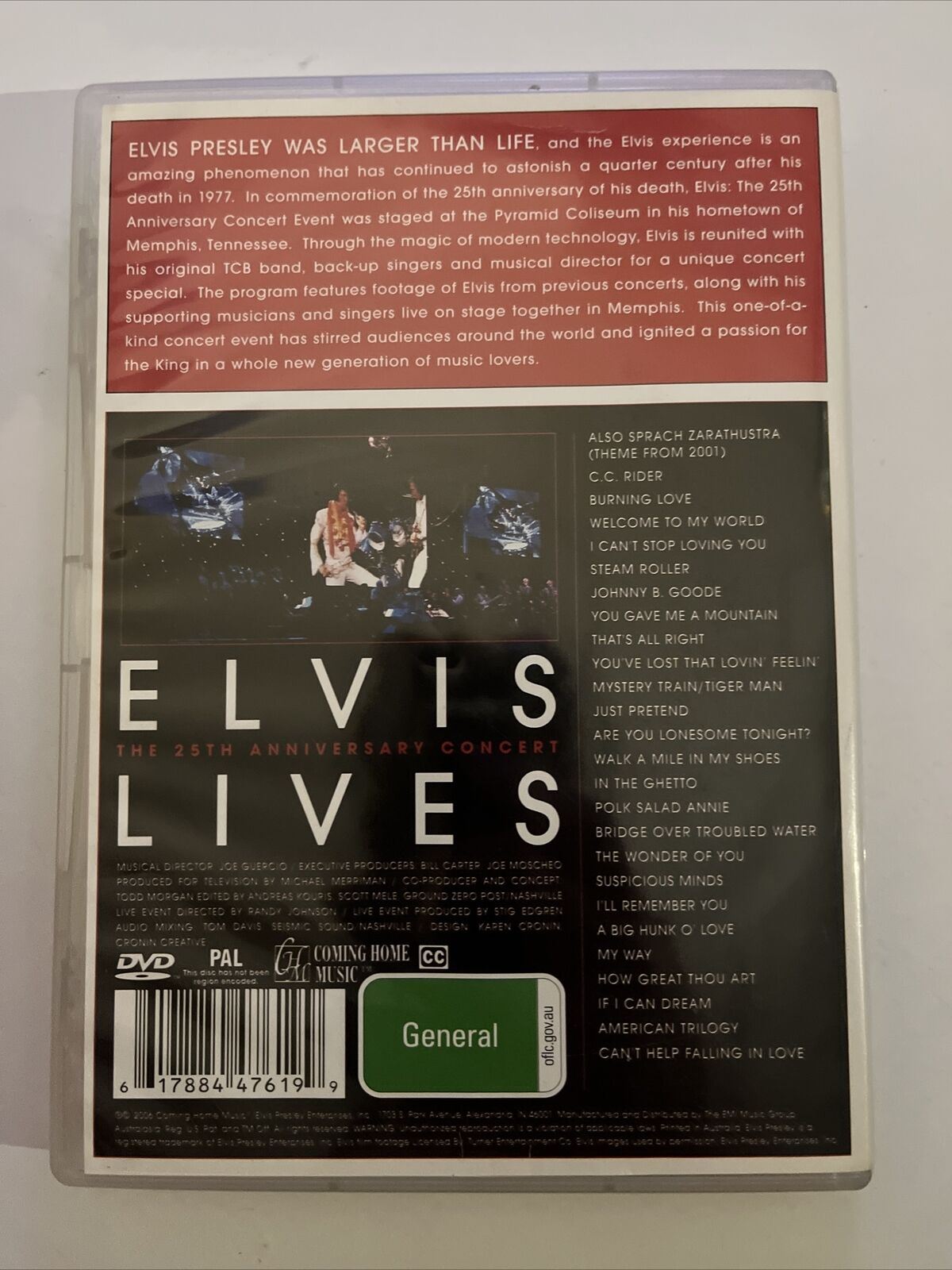 Elvis Lives: The 25th Anniversary Concert by Elvis Presley (DVD, 2007)