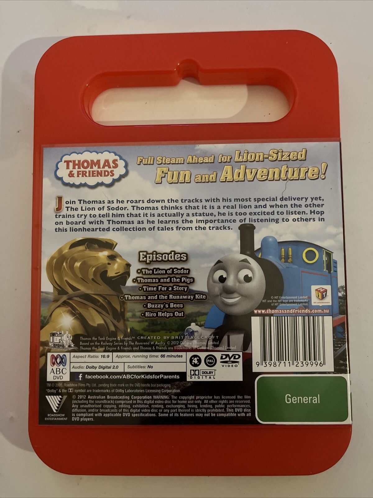 Thomas & Friends - Lion Of Sodor (DVD, 2011)  Region 4