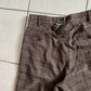 Dangerfield Brown/Grey Women's Wide Pants Size 12