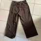 Dangerfield Brown/Grey Women's Wide Pants Size 12
