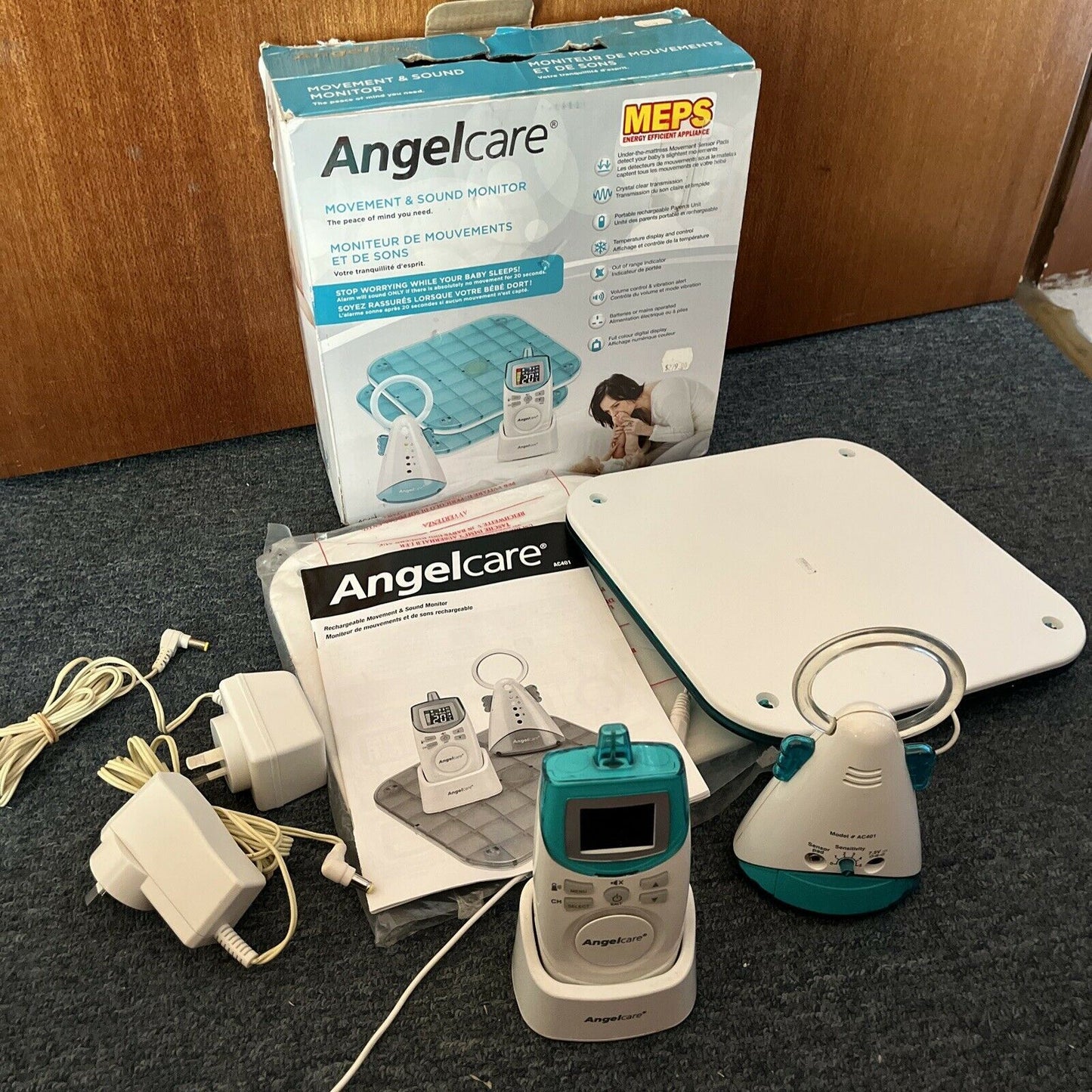 Angelcare Movement & Sound Baby Monitor Model AC401