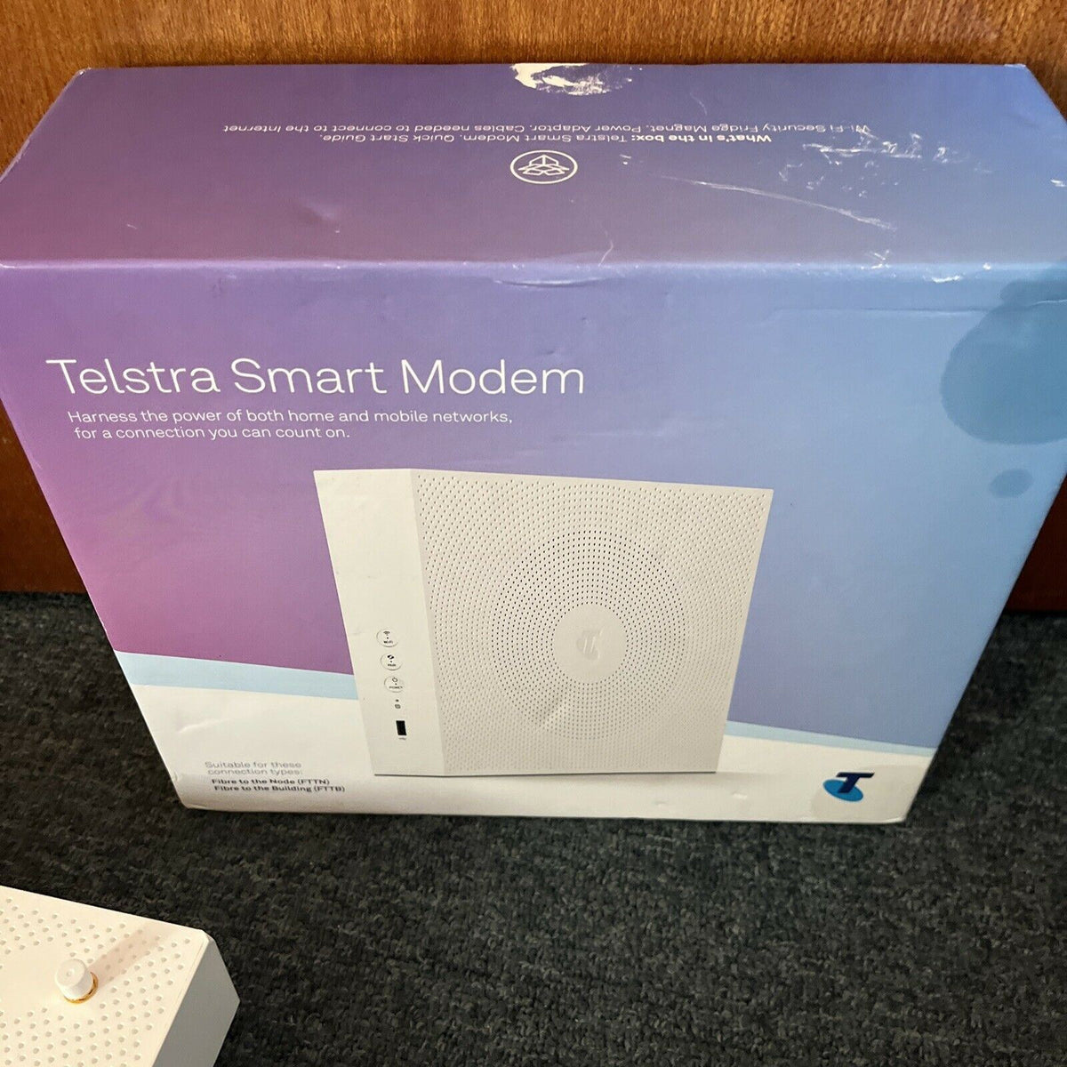 Telstra Router Box Telstra Smart Wireless Modem Router Technicolor DJA0230 ADSL2+ NBN Com ...