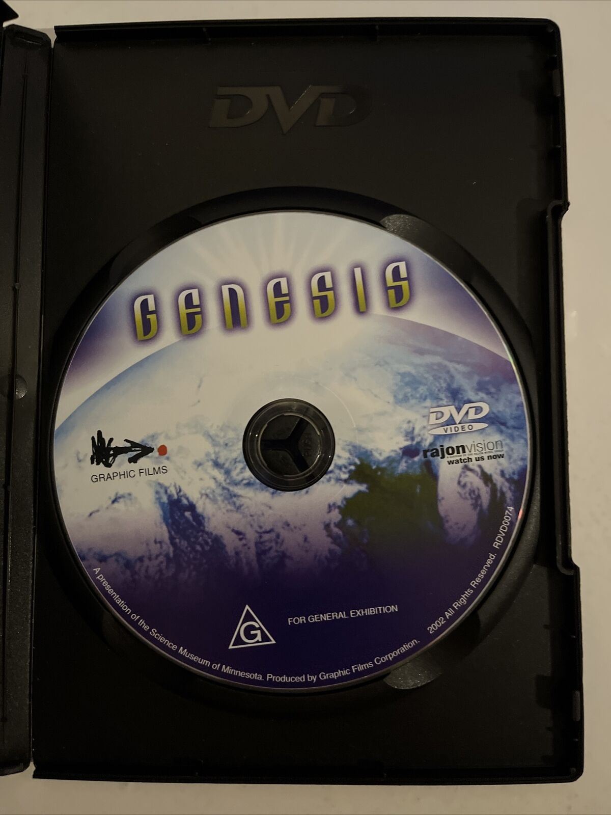 Imax - Genesis (DVD, 1978) Region 4