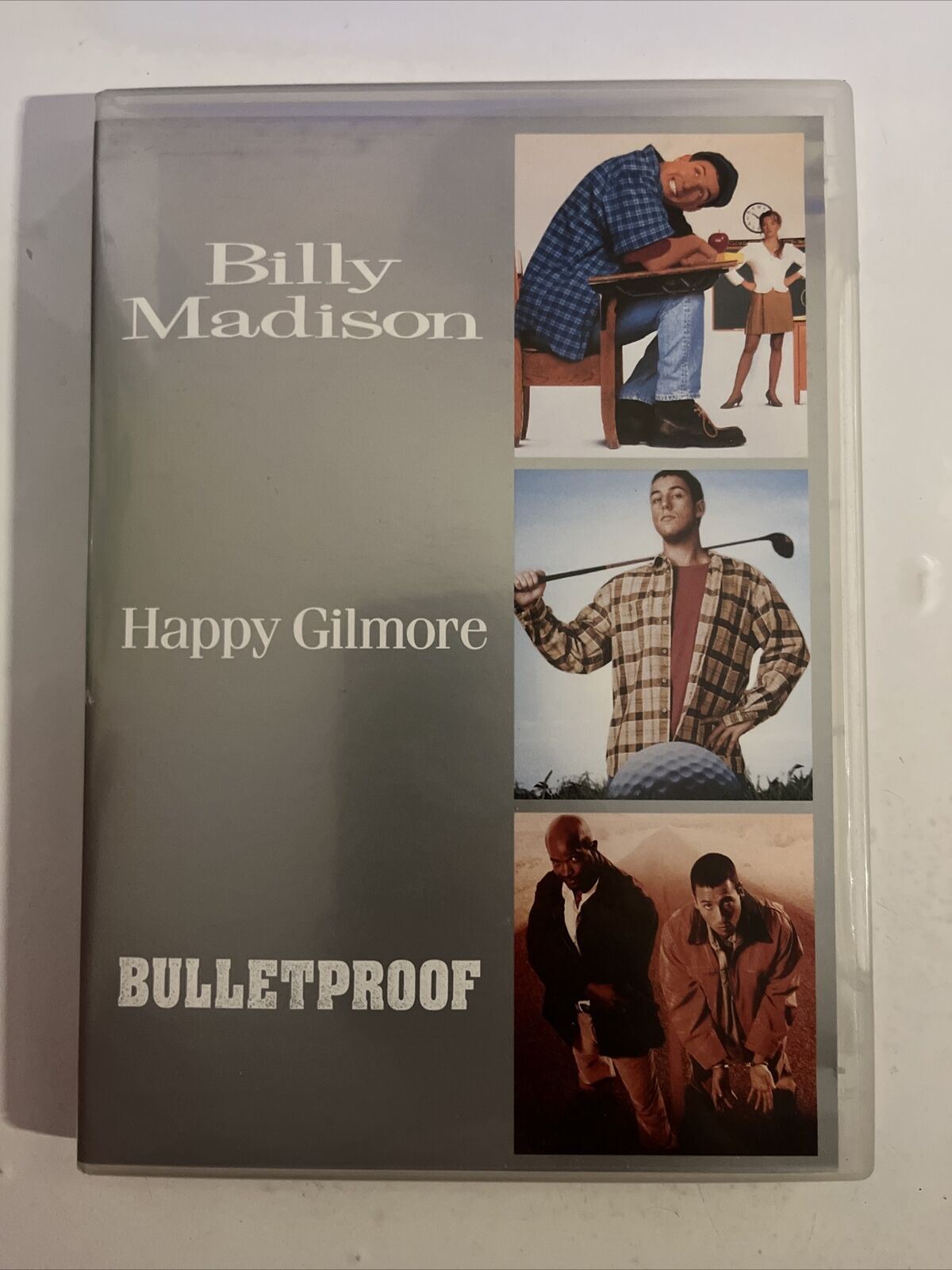 Billy Madison  / Happy Gilmore  / Bulletproof (DVD, 1995) Adam Sandler. Region 4