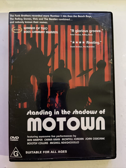 Standing in the Shadow of Motown (DVD, 2002) Berry Gordy Region 4