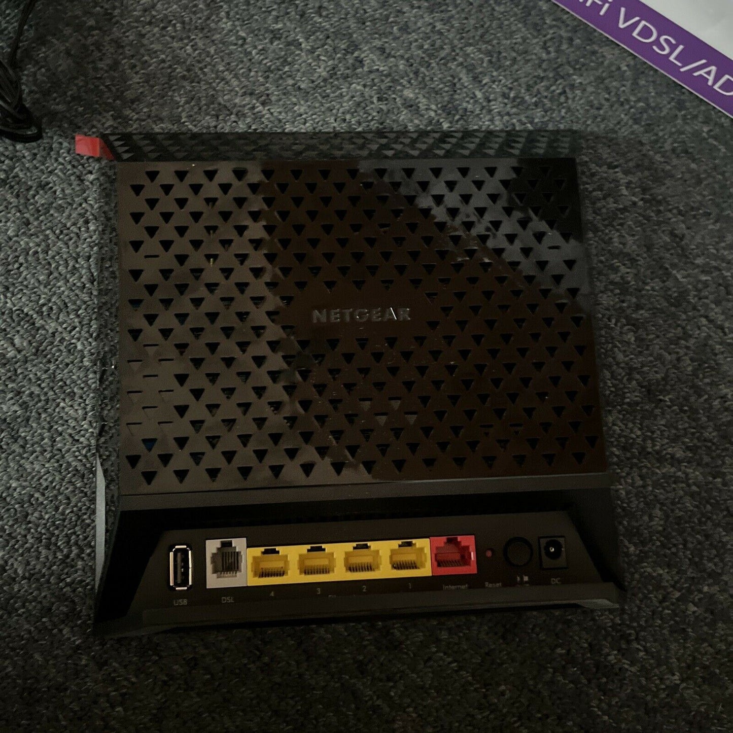 NETGEAR D6400 AC1600 Dual Band Gigabit WiFi Modem Router NBN Compatible