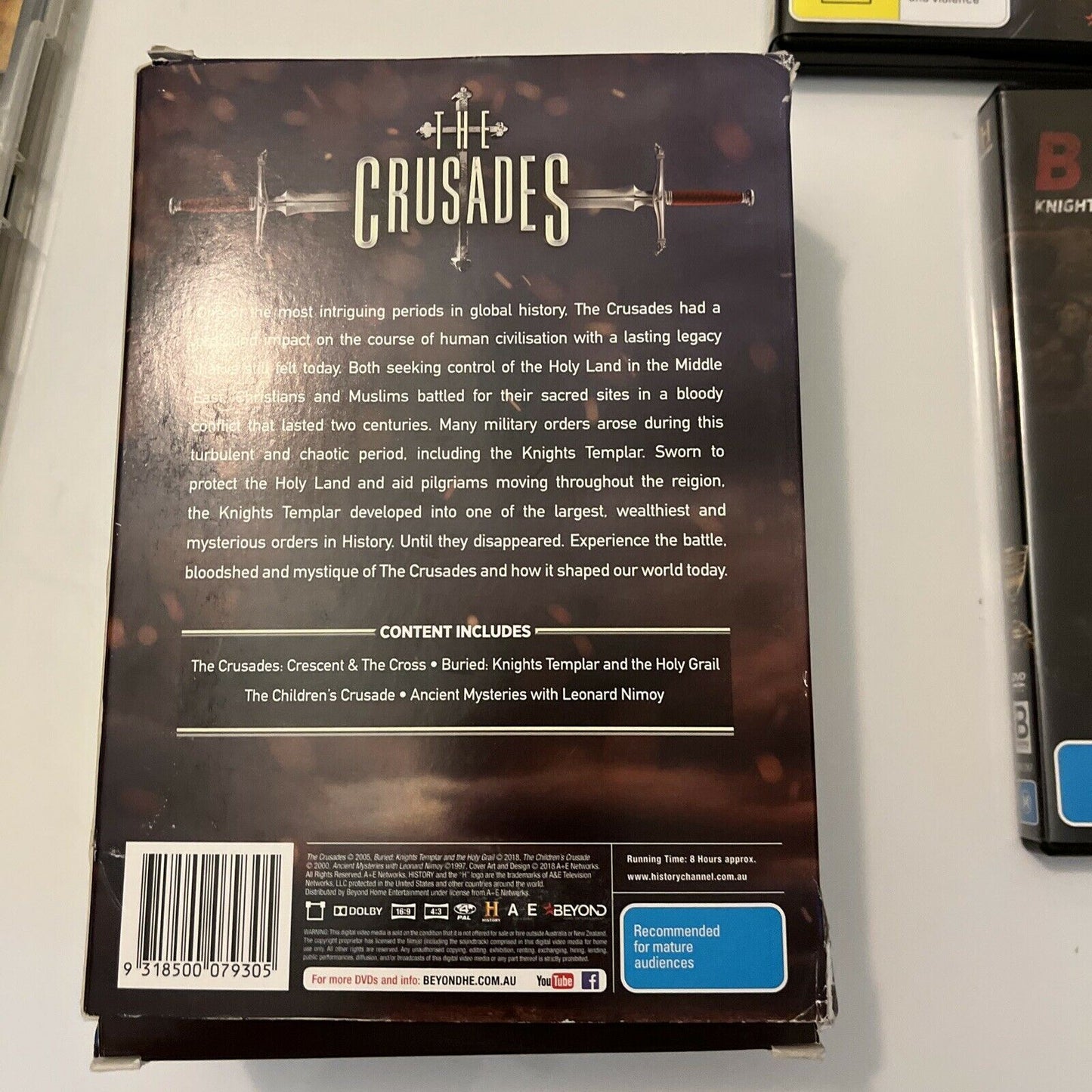 History Channel: The Crusades (DVD, 2018, 5-Disc) Region 4