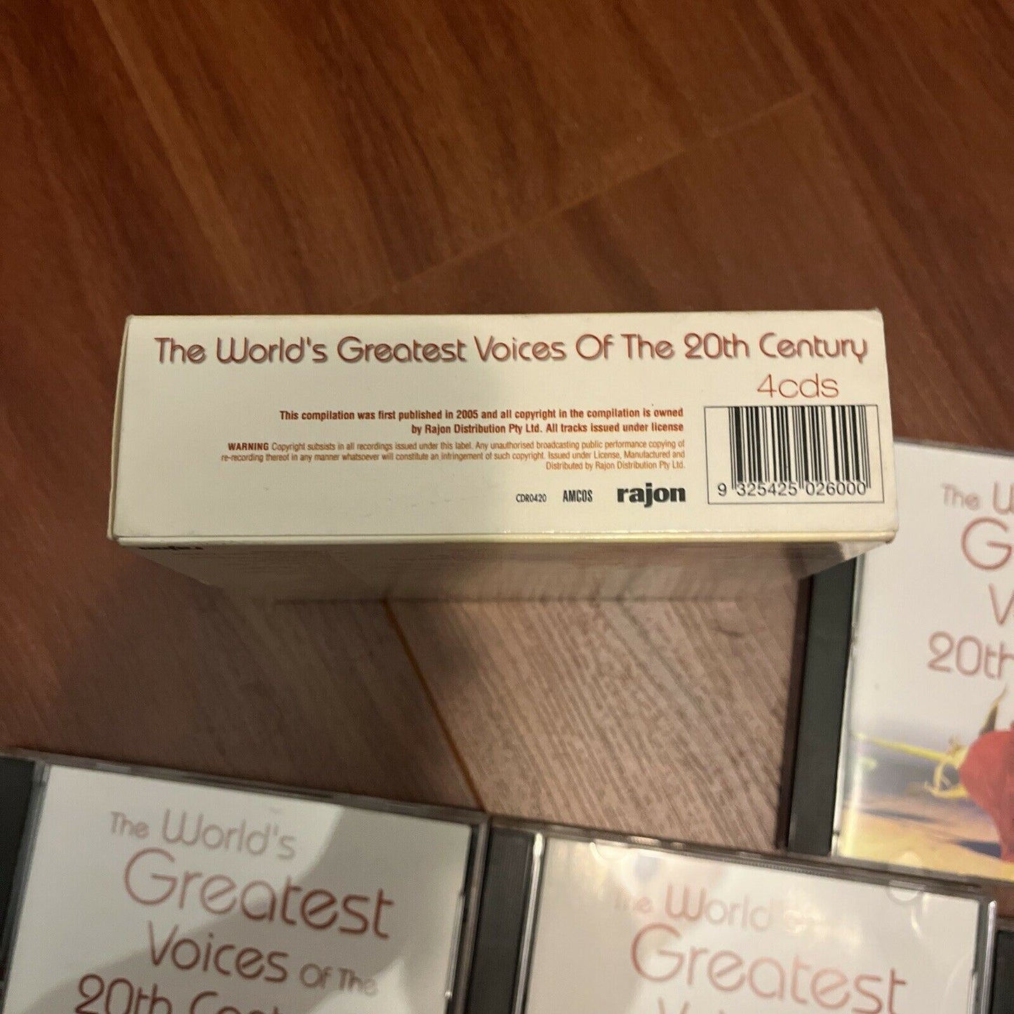 The World Greatest Voices of the 20th Century (CD, 2005, 4-Disc) Pavarotti