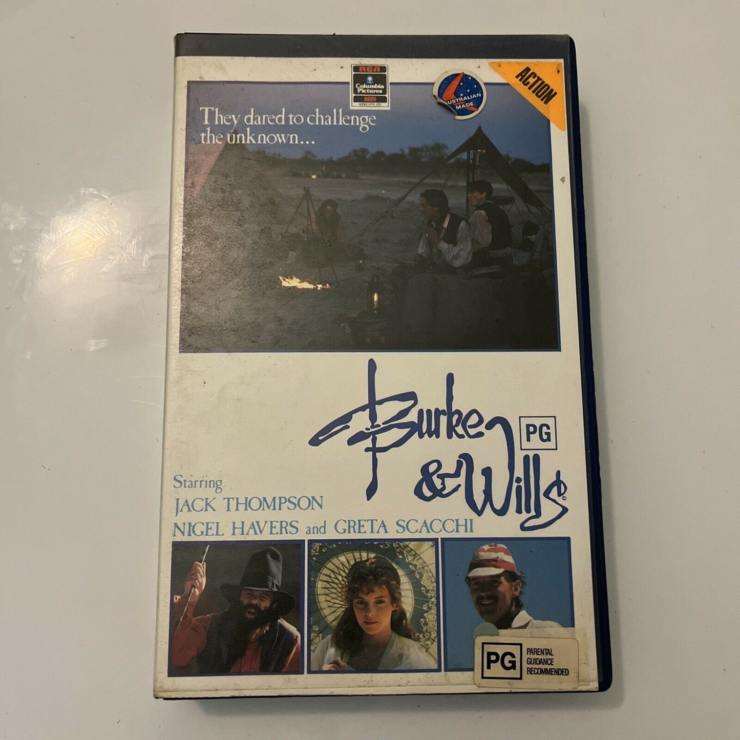 Burke & Wills (VHS, 1985) Jack Thompson, Nigel Havers, Greta Scacchi PAL