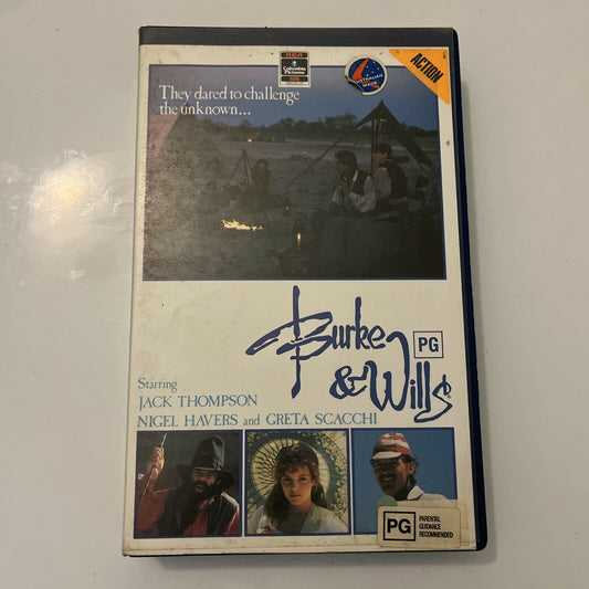 Burke & Wills (VHS, 1985) Jack Thompson, Nigel Havers, Greta Scacchi PAL