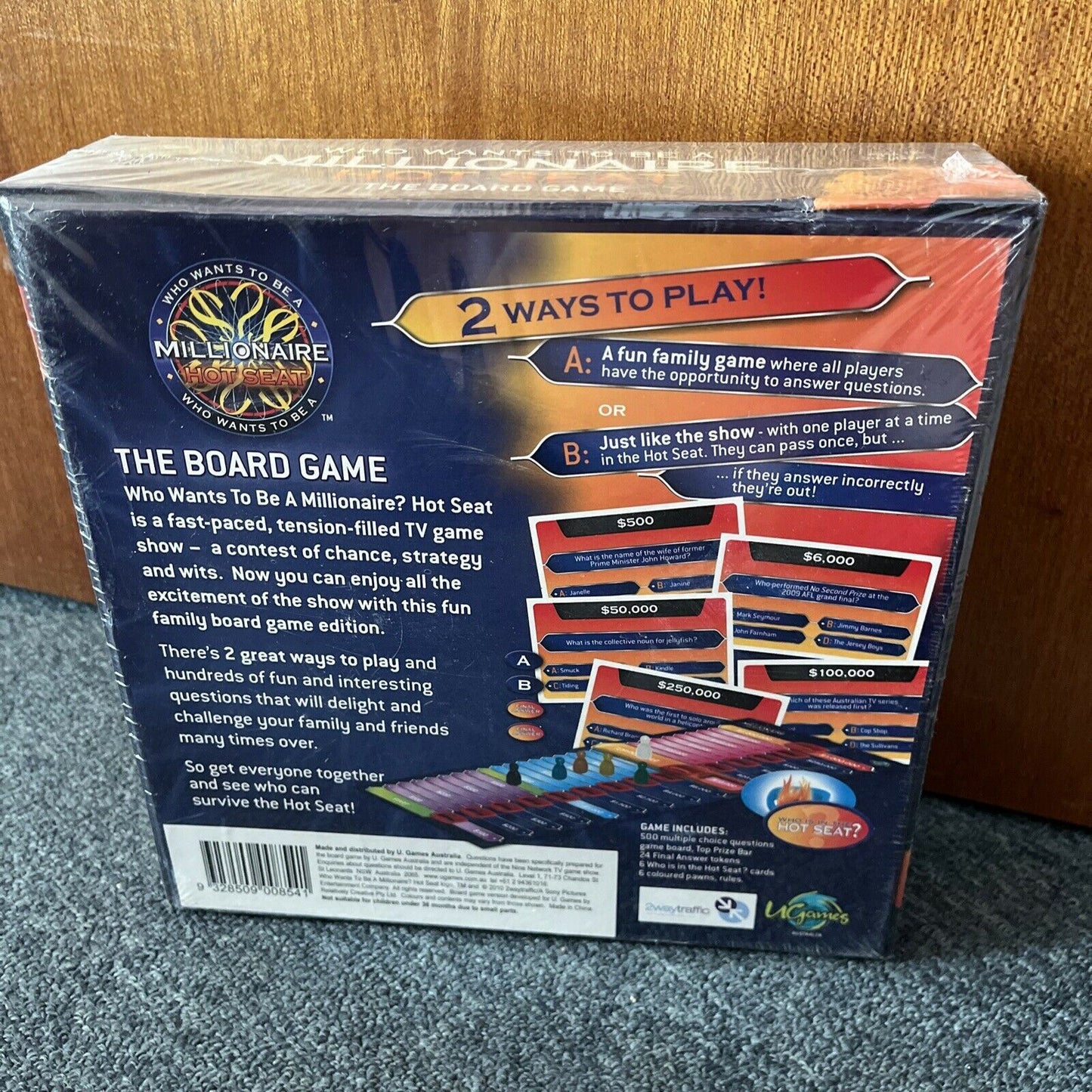 *New Sealed* Who Wants To Be A Millionaire Hot Seat The Board Game