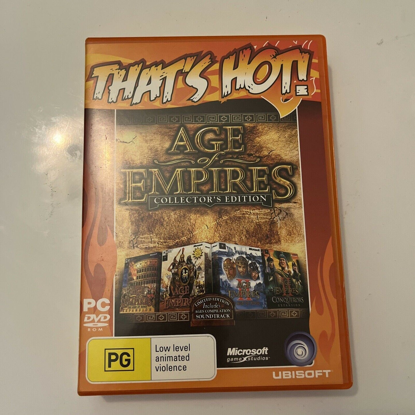 Age Of Empires Collectors Edition (PC, 2003) PC Game - FREE POST