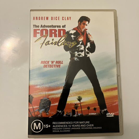 The Adventures Of Ford Fairlane (DVD, 1990) Andrew Dice Clay Region 4