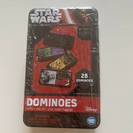 *New Sealed* Star Wars The Force Awakens Dominoes - 28 Dominoes 2015