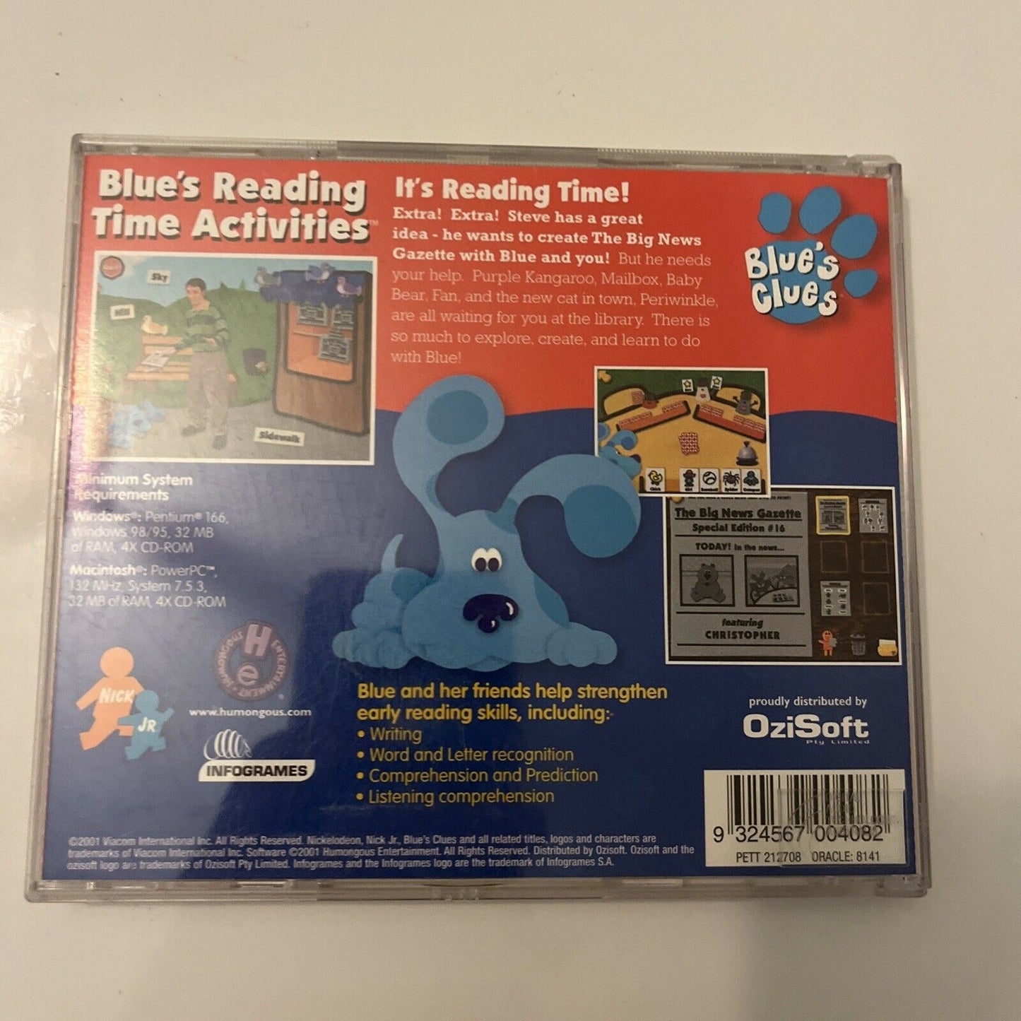 Blue's Clues - Blue's Reading Time Activities PC/Win CD-ROM