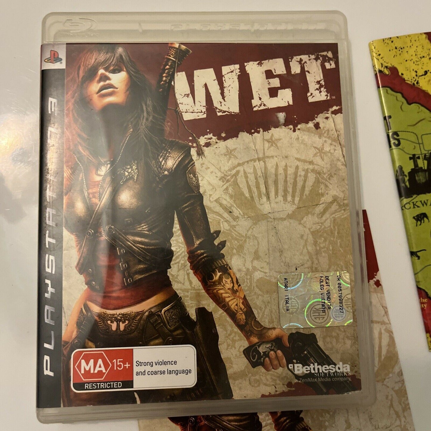 Wet - Sony Playstation 3 PS3 - Complete with Manual And Map