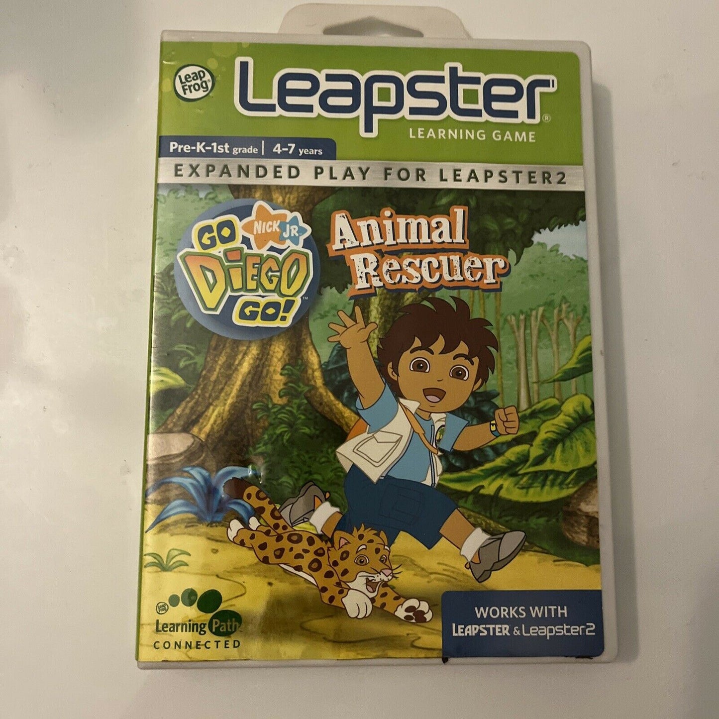 Leapster Learning Game - Go Diego Go Animal Rescuer Ages 4-7 Leap Frog