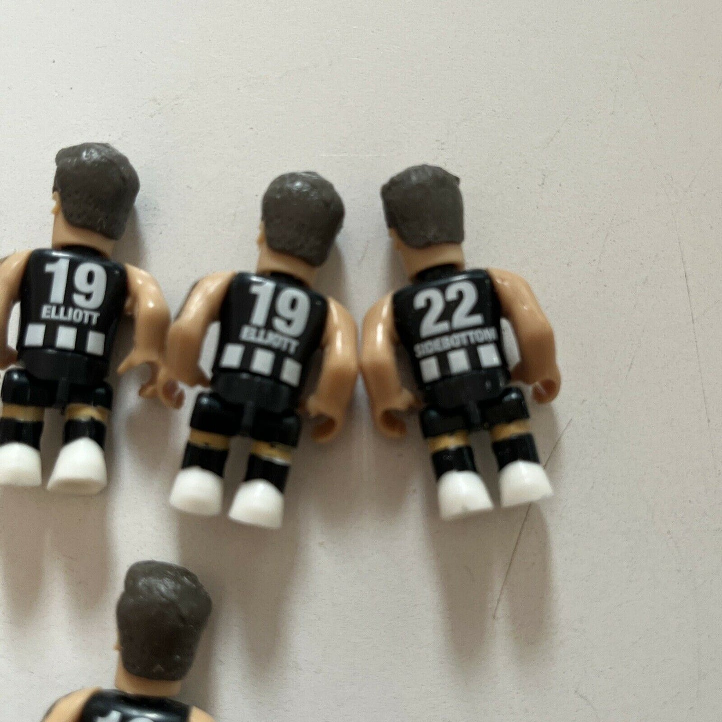 AFL Micro Figures - Collingwood Magpies - Sidebottom, Elliott, Blair