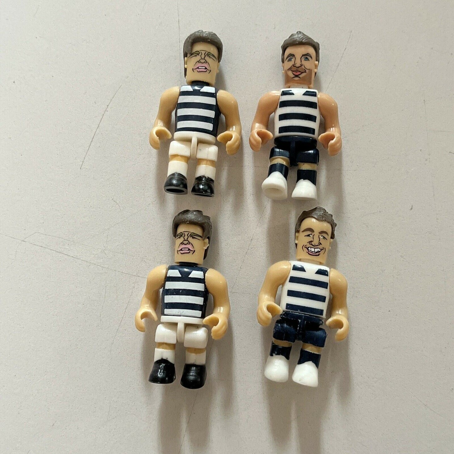 AFL mini figures Geelong - Selwood, Mackie, Bartel