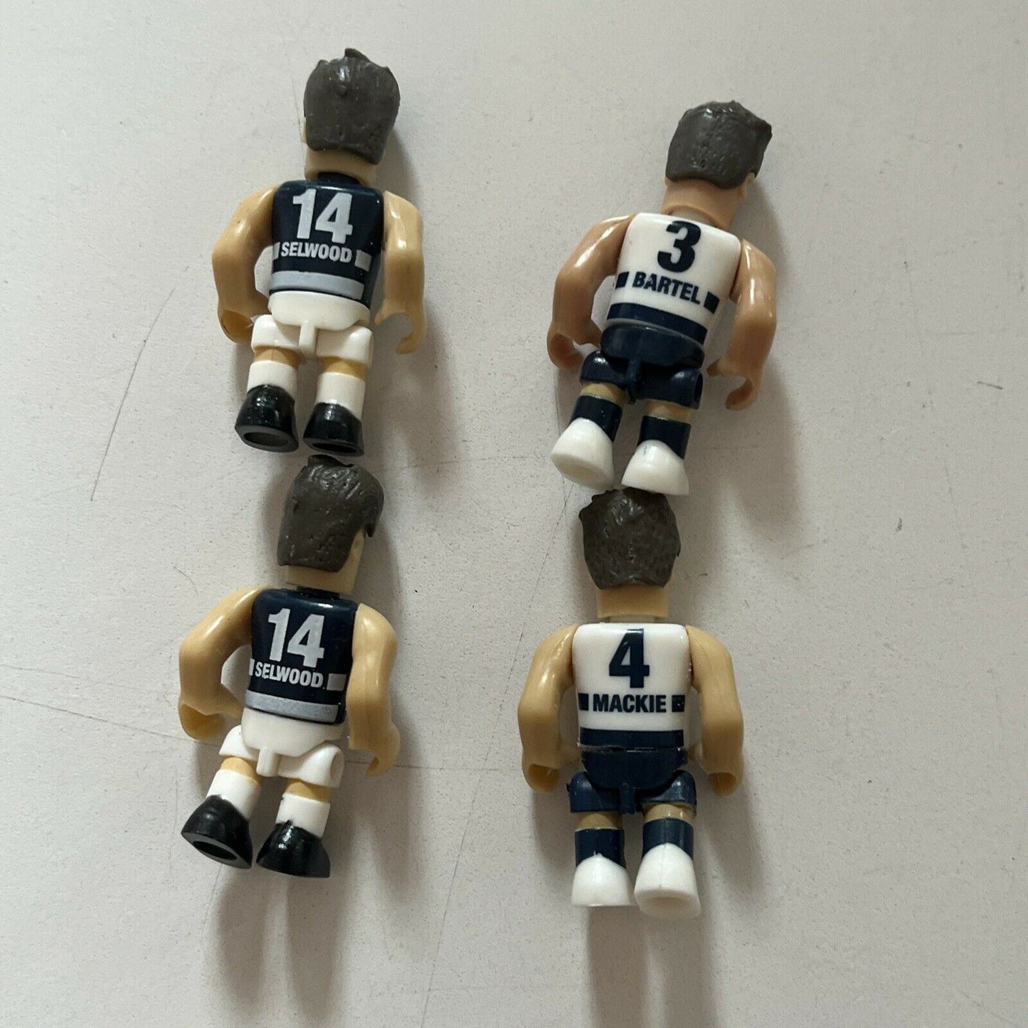 AFL mini figures Geelong - Selwood, Mackie, Bartel