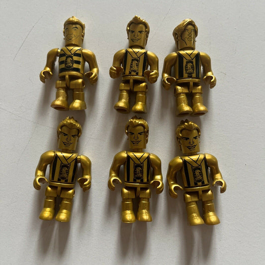 6x Afl Micro Figures Gold Figures - Bartel, Hodge, Scott Pendlebury