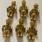 6x Afl Micro Figures Gold Figures - Bartel, Hodge, Scott Pendlebury