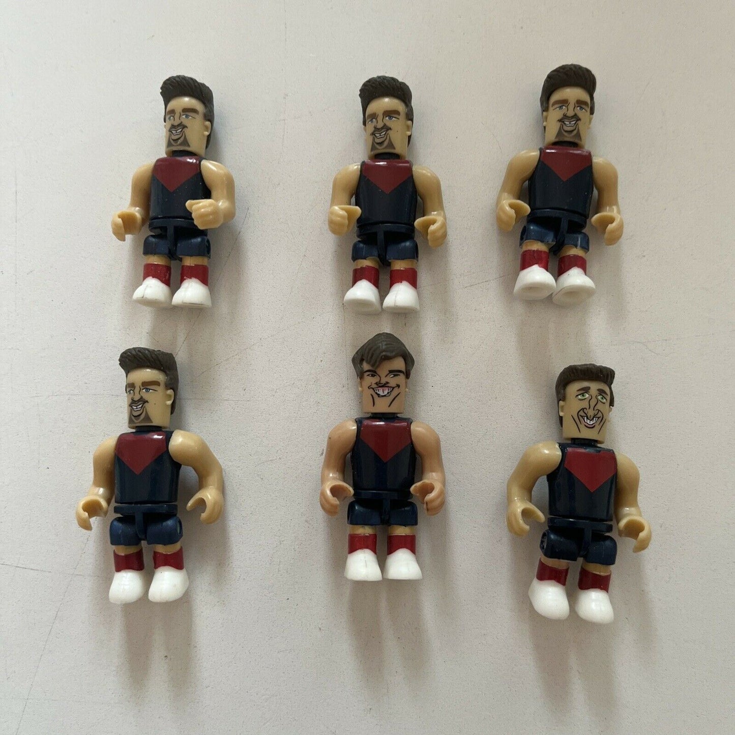 AFL Micro Figures Melbourne Demons - Tyson, Viney, Grimes