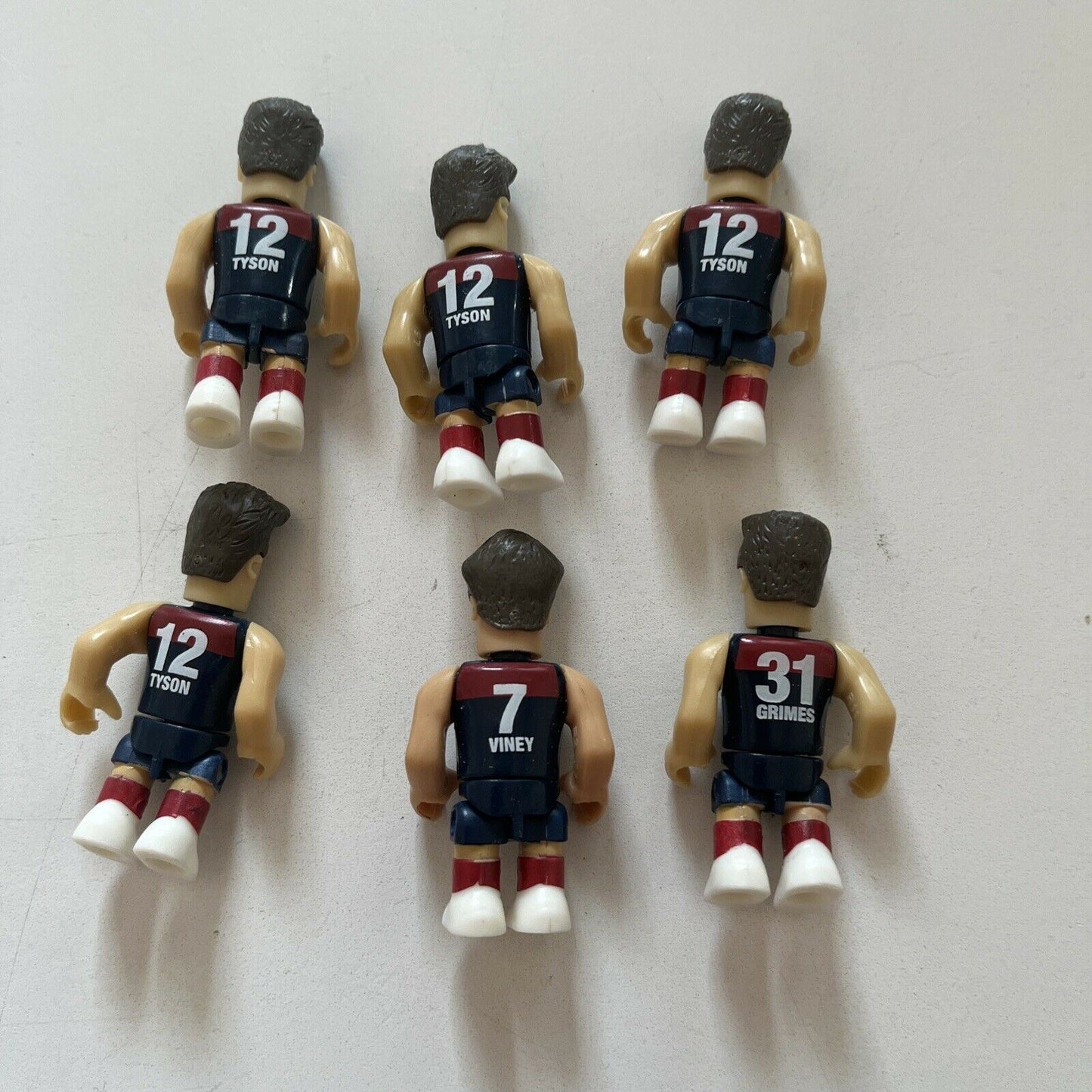 AFL Micro Figures Melbourne Demons - Tyson, Viney, Grimes