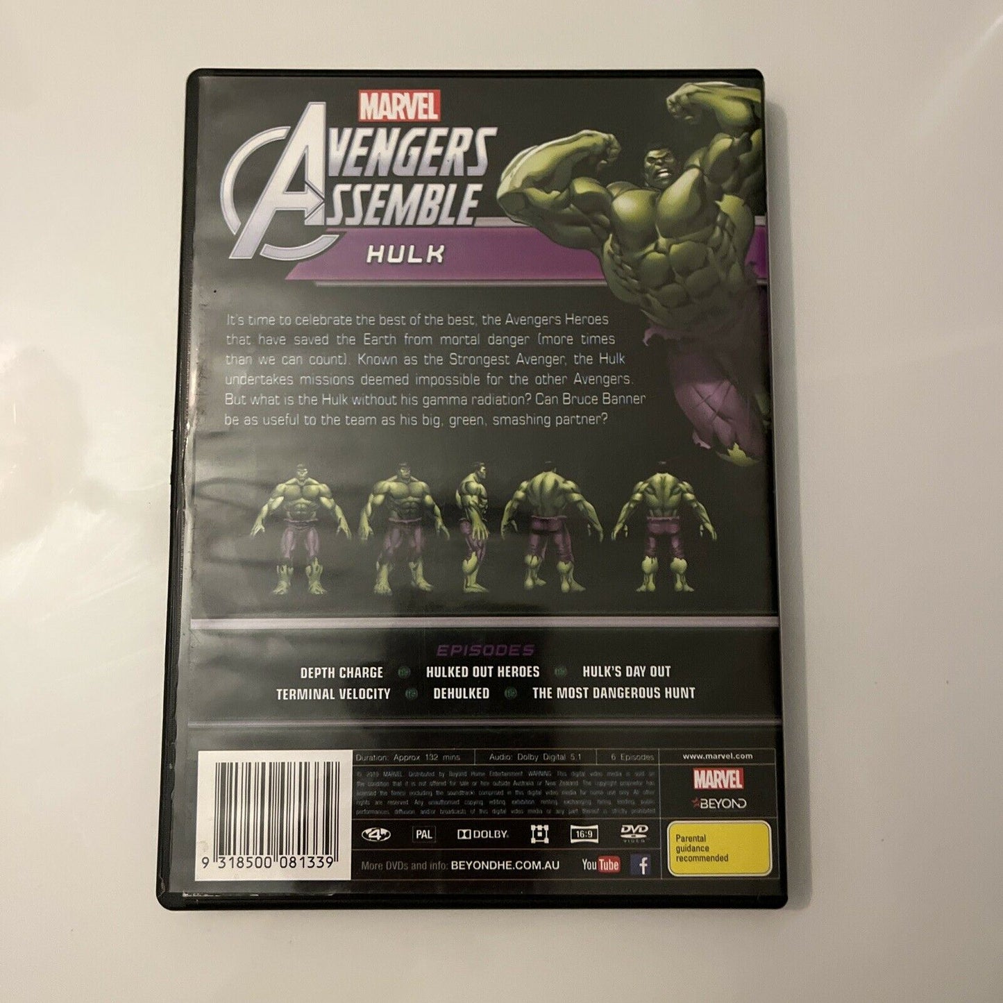 Avengers Assemble - Hulk (DVD, 2019) Region 4