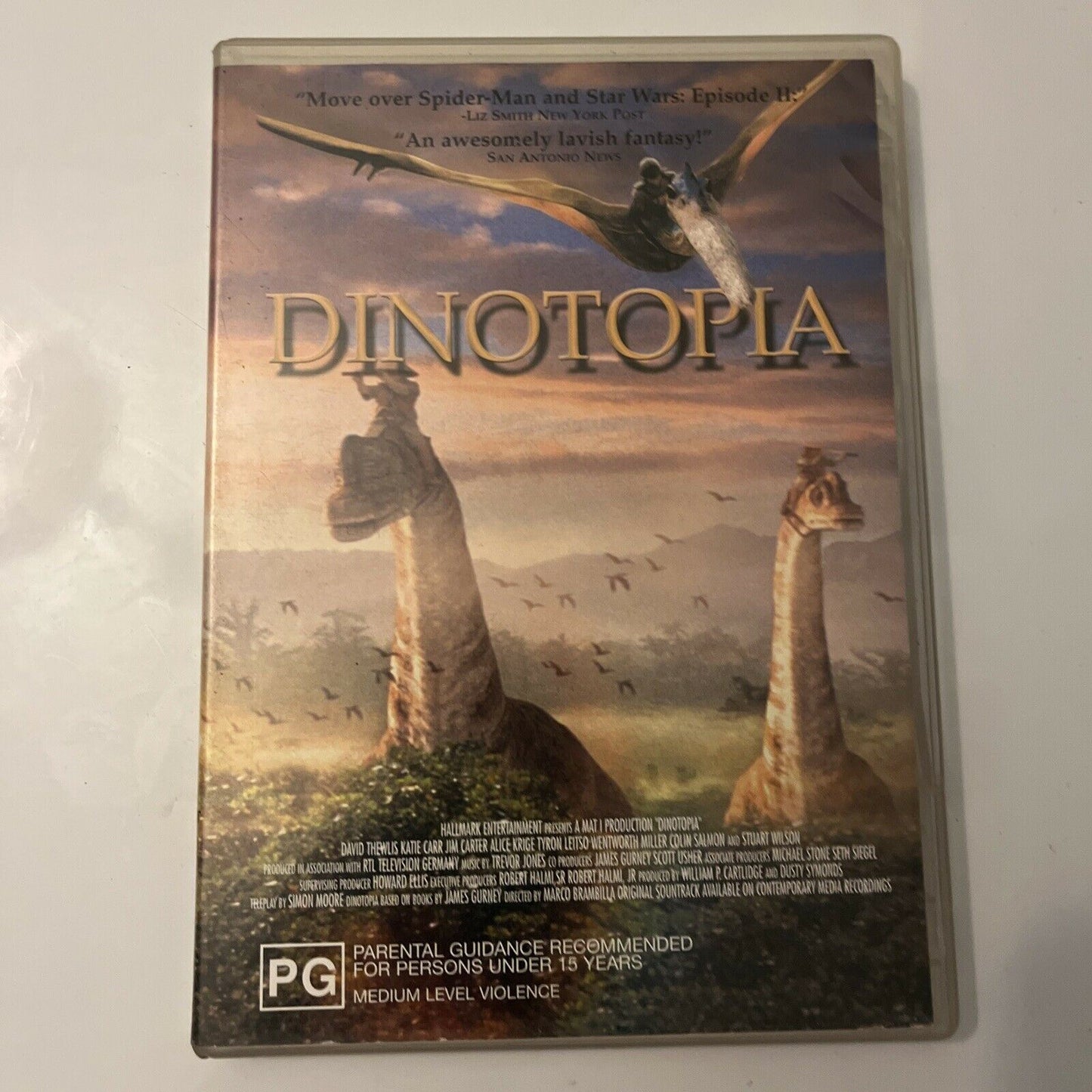 Dinotopia (DVD, 2002) Tyron Leitso, David Thewlis, Wentworth Miller Region 4