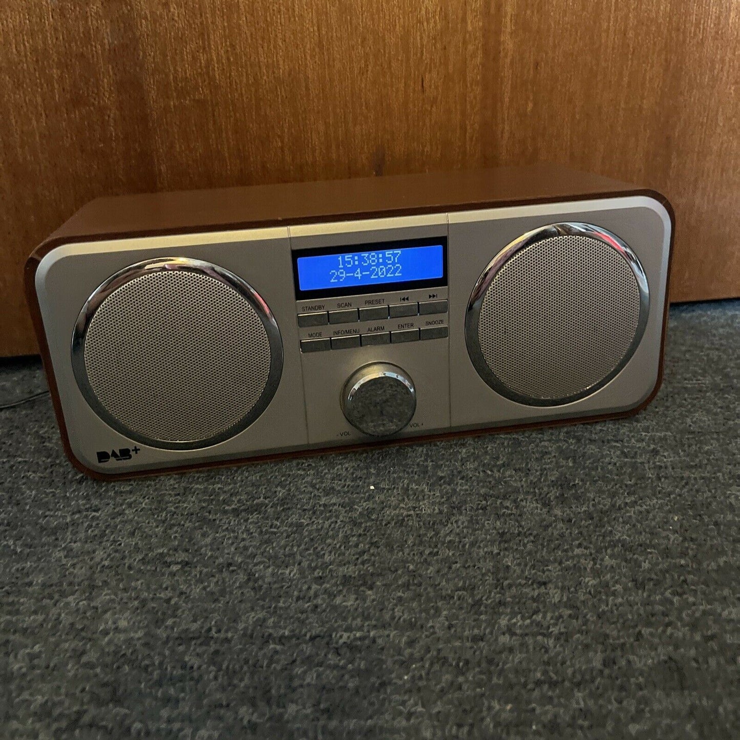 Audiosonic DAB+ FM Clock Digital Radio Model DS696