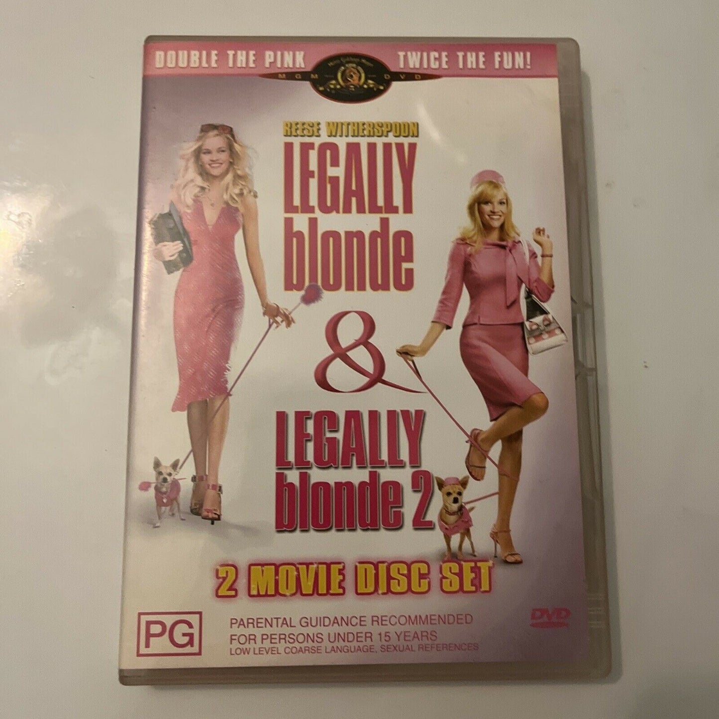 Legally Blonde / Legally Blonde 2 (DVD, 2004, 2-Disc) Reese Witherspoon Region 4