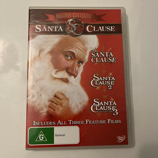 The Santa Clause / Santa Clause 2 / Santa Clause 3 (DVD, 3-Disc) Region 4