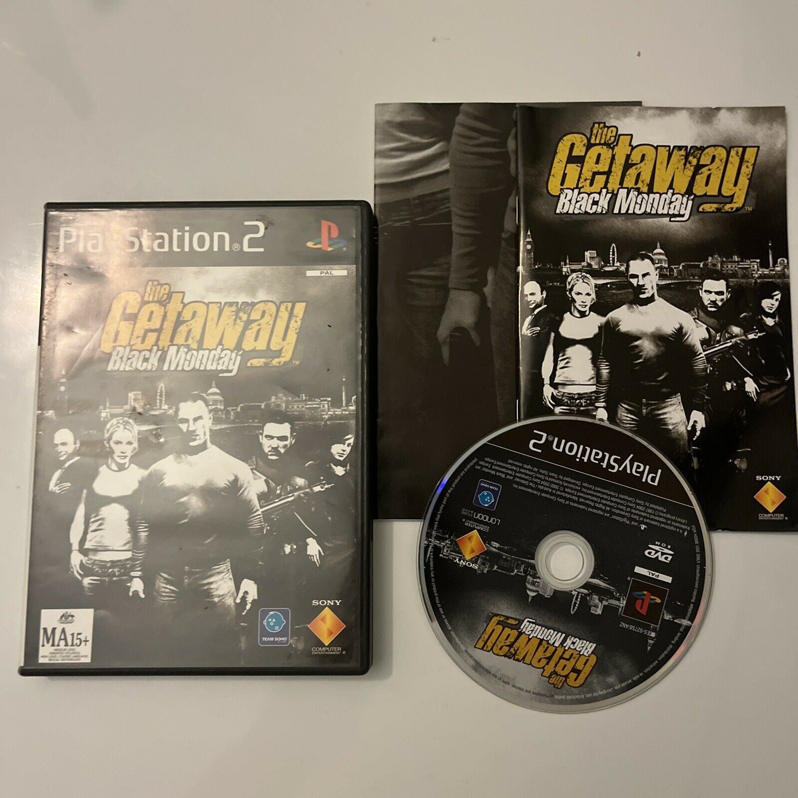 Jeu ps2 the getaway black Monday avec poster+ carte versi(vf) - Jeux vidéo Jeu ps2 the getaway black Monday avec poster+ carte versi(vf) - Jeux vidéo
