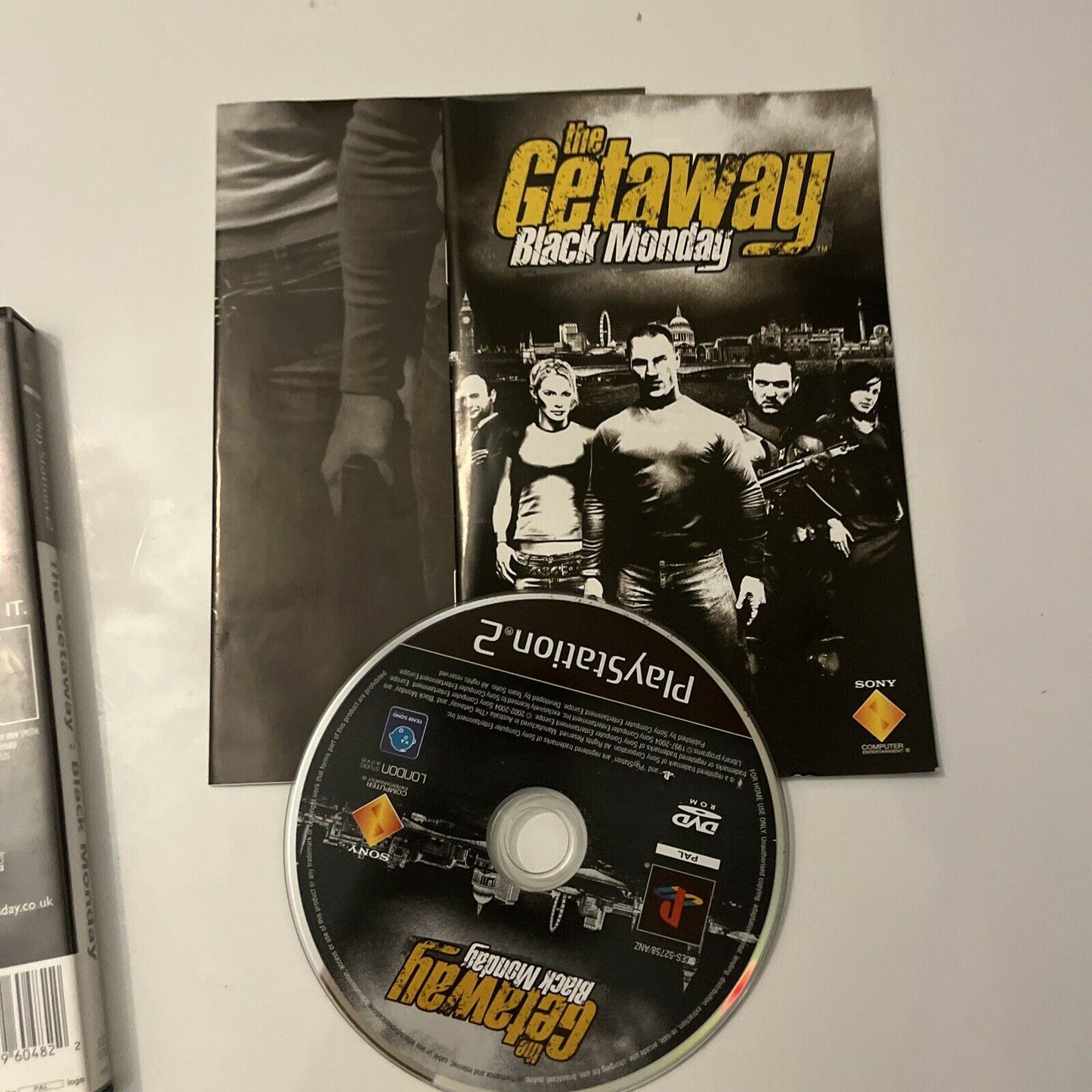 The Getaway: Black Monday - PlayStation 2 PS2 With Map & Poster PAL