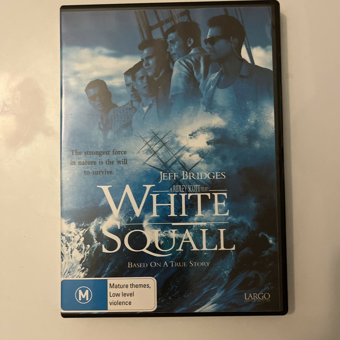 White Squall (DVD, 1996) Jeff Bridges, Caroline Goodall, John Savage Region 4