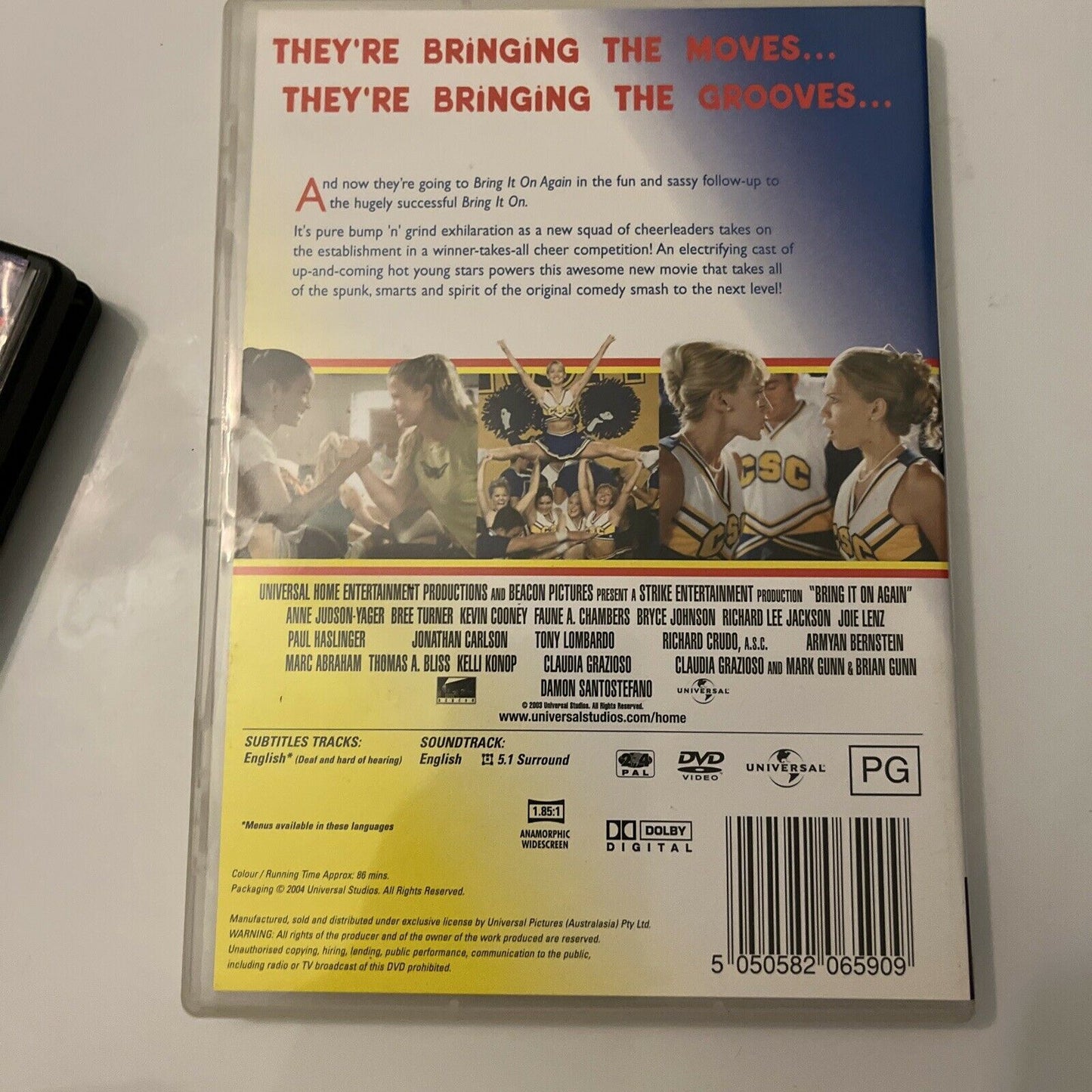 Bring It On / Bring It On Again (DVD, 2004, 2-Disc) Kirsten Dunst Region 4