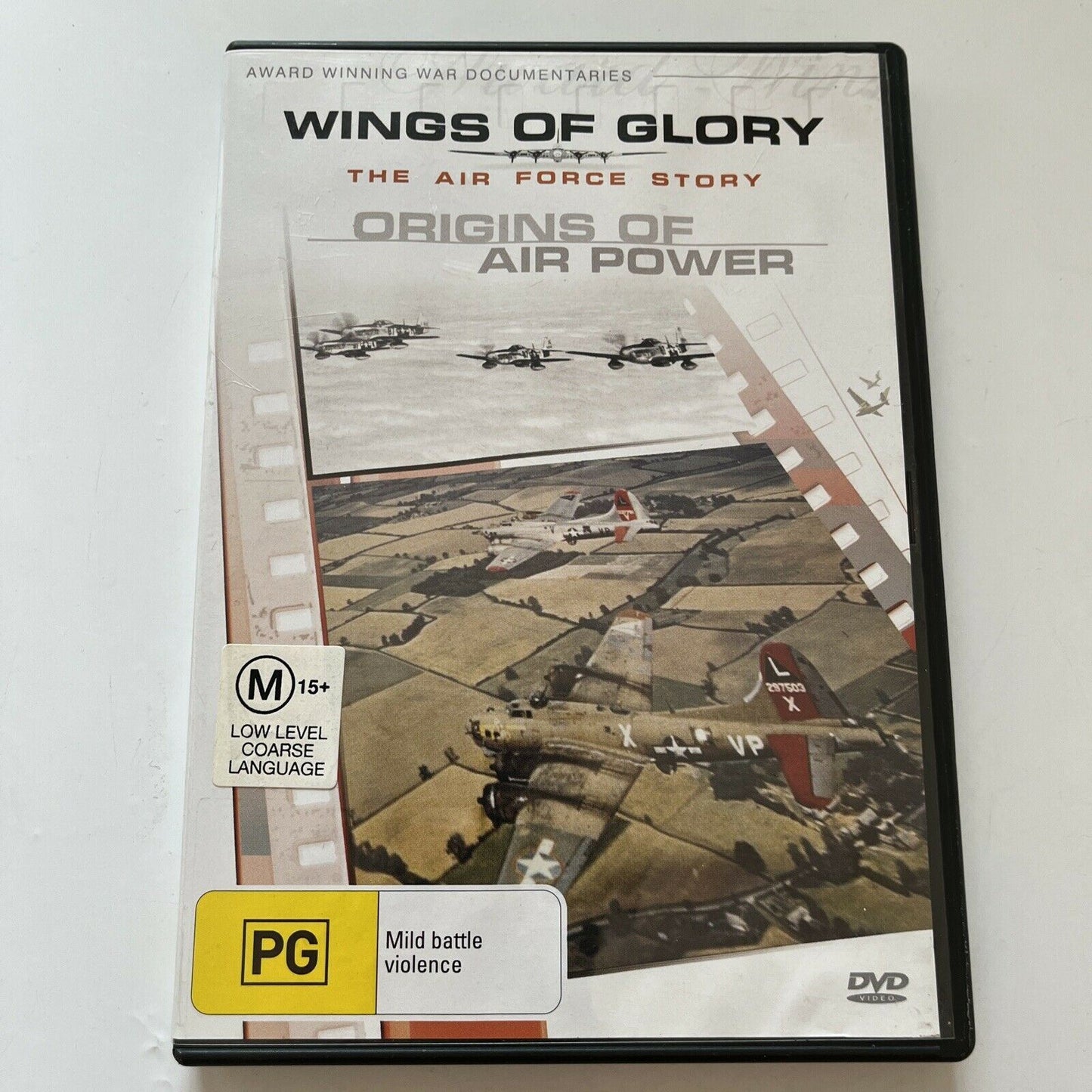 Wings Of Glory The Air Force Story: Origins Of Air Power (DVD) All Regions