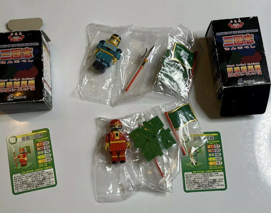 2x Romance of the Three Kingdoms Figures from Japan 5cm San-S 2006