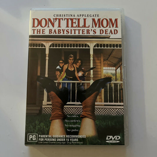 Don't Tell Mom The Baby-Sitter's Dead (DVD, 1991) Christina Applegate, Region 4