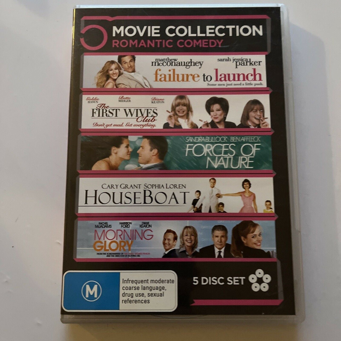 Failure To Launch, First Wives Club, Forces Of Nature, Houseboat, Morning Glory