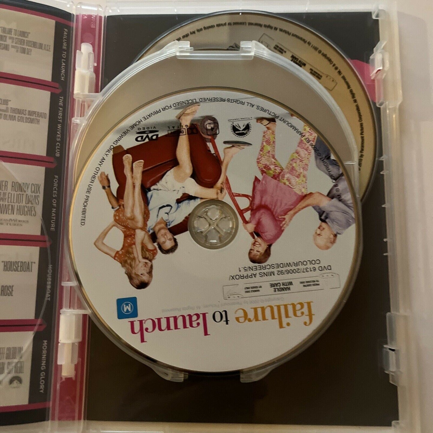 Failure To Launch, First Wives Club, Forces Of Nature, Houseboat, Morning Glory