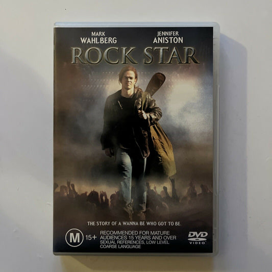 Rock Star (DVD, 2000) Mark Wahlberg, Jennifer Aniston. Region 4
