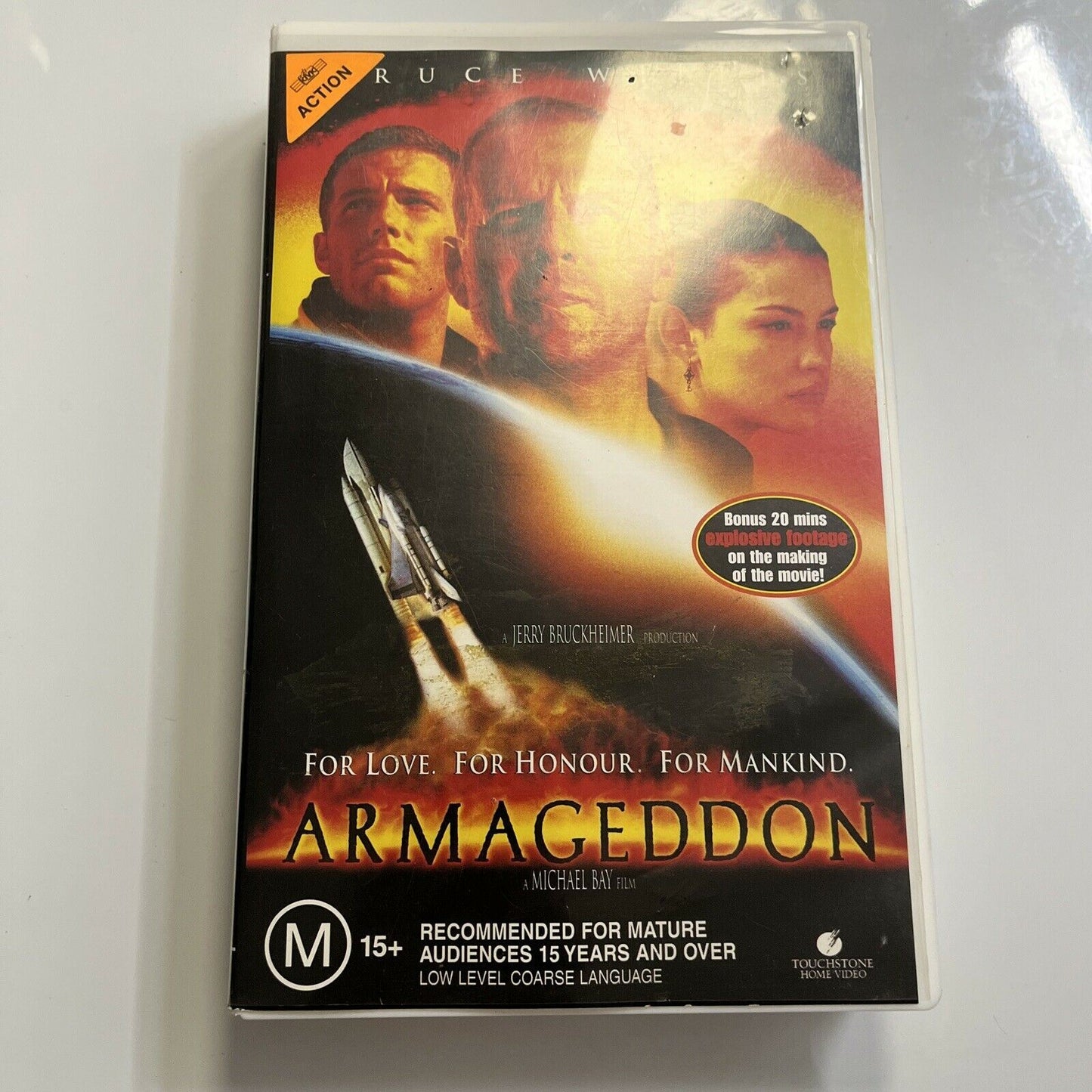 Armageddon (VHS, 1998) Bruce Willis PAL