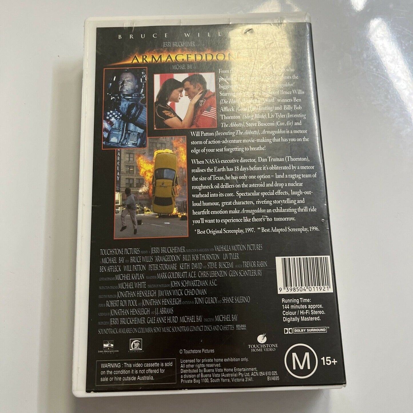 Armageddon (VHS, 1998) Bruce Willis PAL