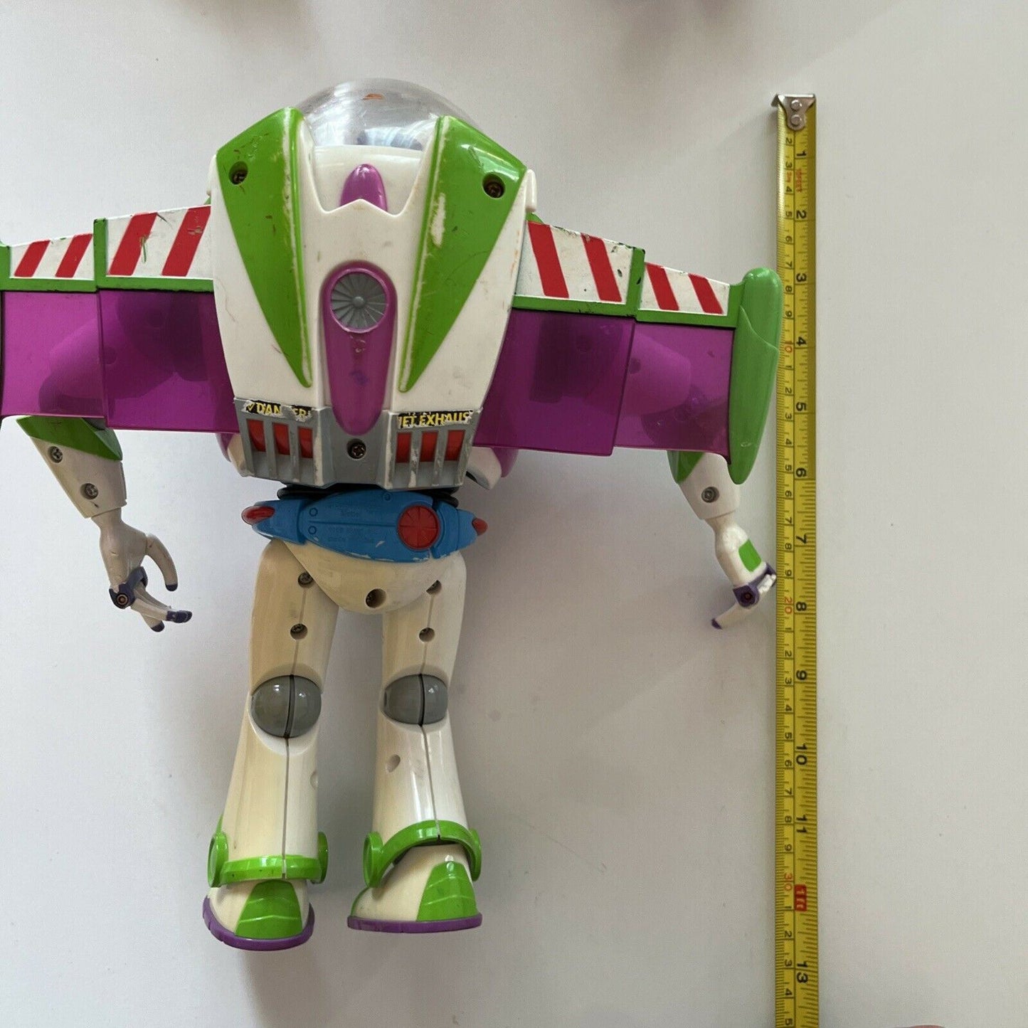 Disney Toy Story Turbo Glo Buzz Lightyear Deluxe Figure V0935 30cm & 7" 2018