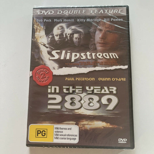 *New Sealed* Slipstream / In the Year 2889 (DVD) Mark Hamill All Regions