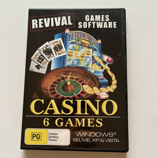 Casino 6 Games PC CD-ROM Win95