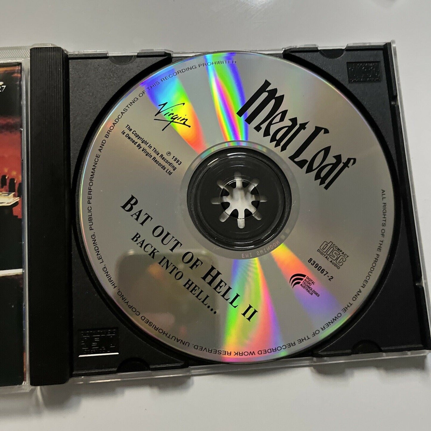 Meat Loaf - Bat out of Hell II: Back into Hell (CD, 1993)